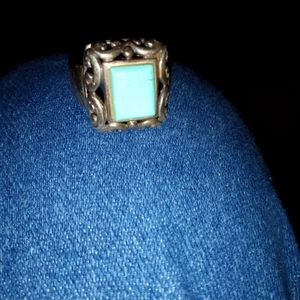 Turquoise ring silver